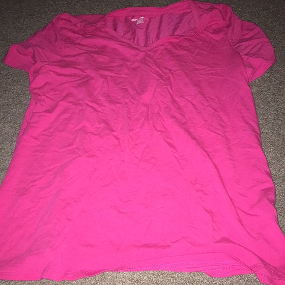 Dark Pink Amazon Essentials V-Neck - Picture 1 of 1